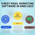 5 Best E-mail Marketing Software in Hindi 2023