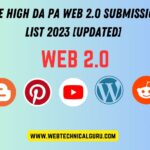 Web 2.0 Submission Sites 2023