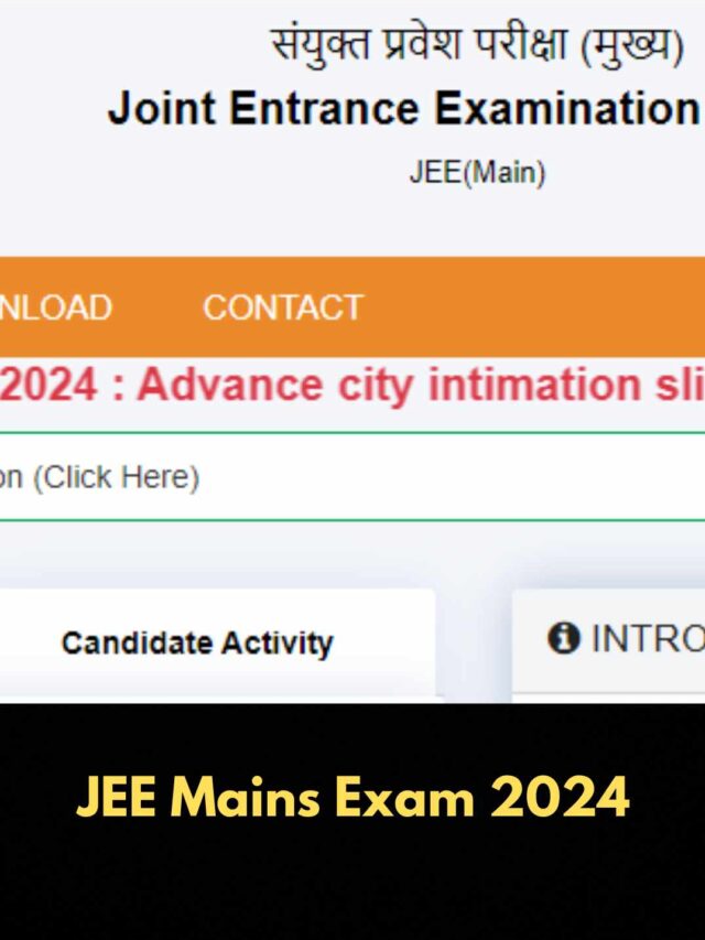 JEE Mains Exam 2024 | Examination Schedule | Read More